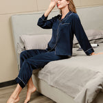 Imported™ Slit Silk Nightwear (2 Pieces)