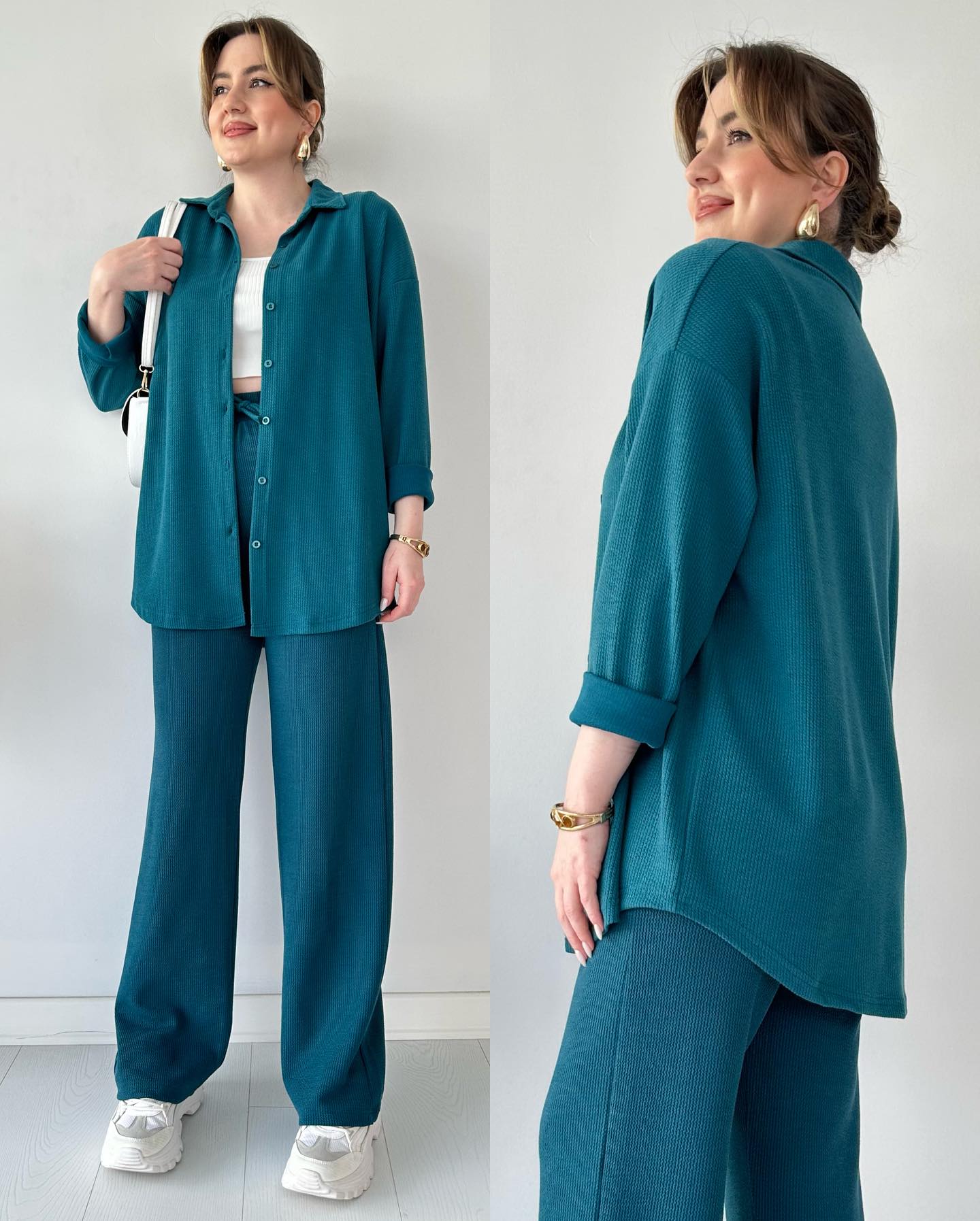 Imported™ Two Piece Suit Button Co-Ord Casual Set