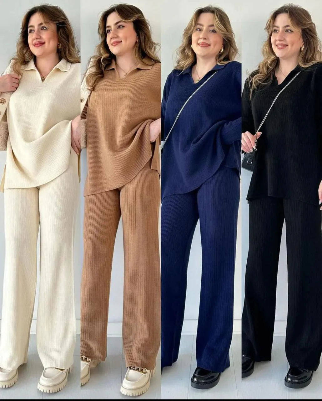 Imported™ CORIA - Casual knitted two-piece set