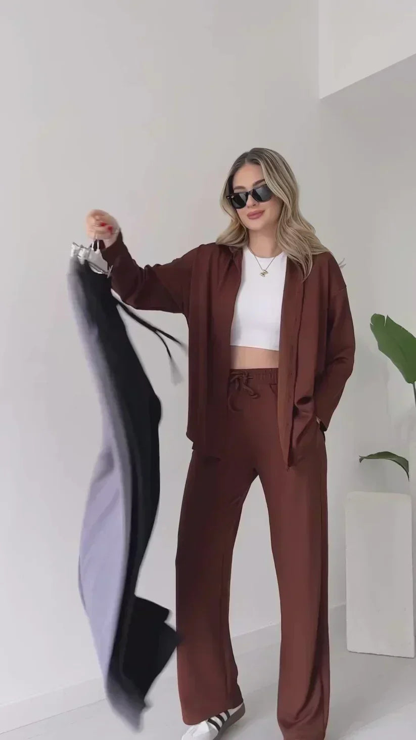 Imported™ Two Piece Suit Button Co-Ord Casual Set