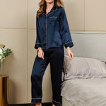 Imported™ Slit Silk Nightwear (2 Pieces)