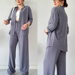 Imported™ Two Piece Suit Button Co-Ord Casual Set