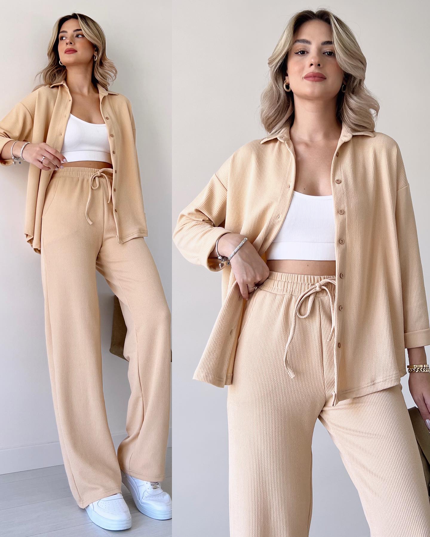 Imported™ Two Piece Suit Button Co-Ord Casual Set