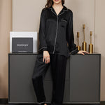 Imported™ Slit Silk Nightwear (2 Pieces)