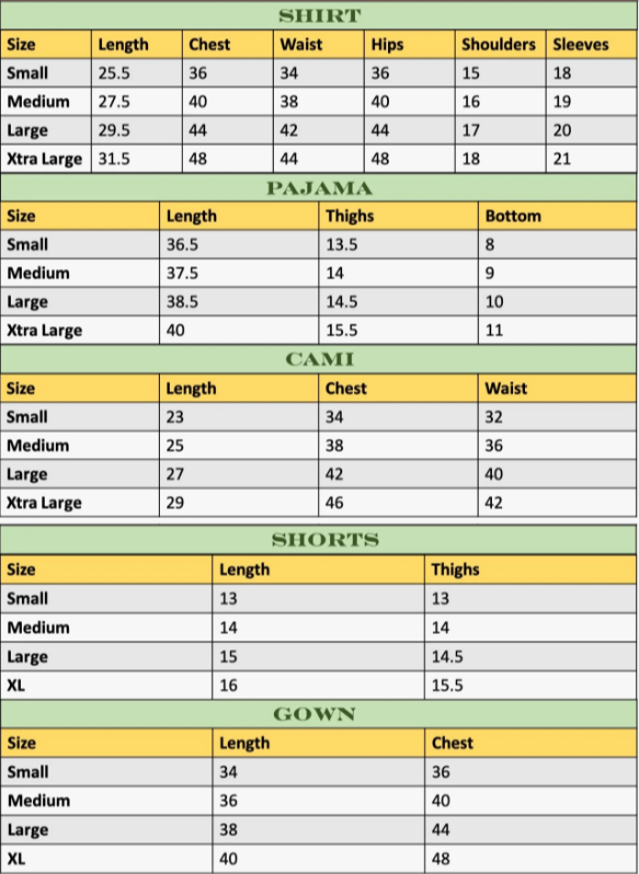 Imported™ Long Slit Silk Nighty Set (5 Pieces)