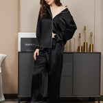 Imported™ Slit Silk Nightwear (2 Pieces)