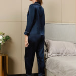Imported™ Slit Silk Nightwear (2 Pieces)
