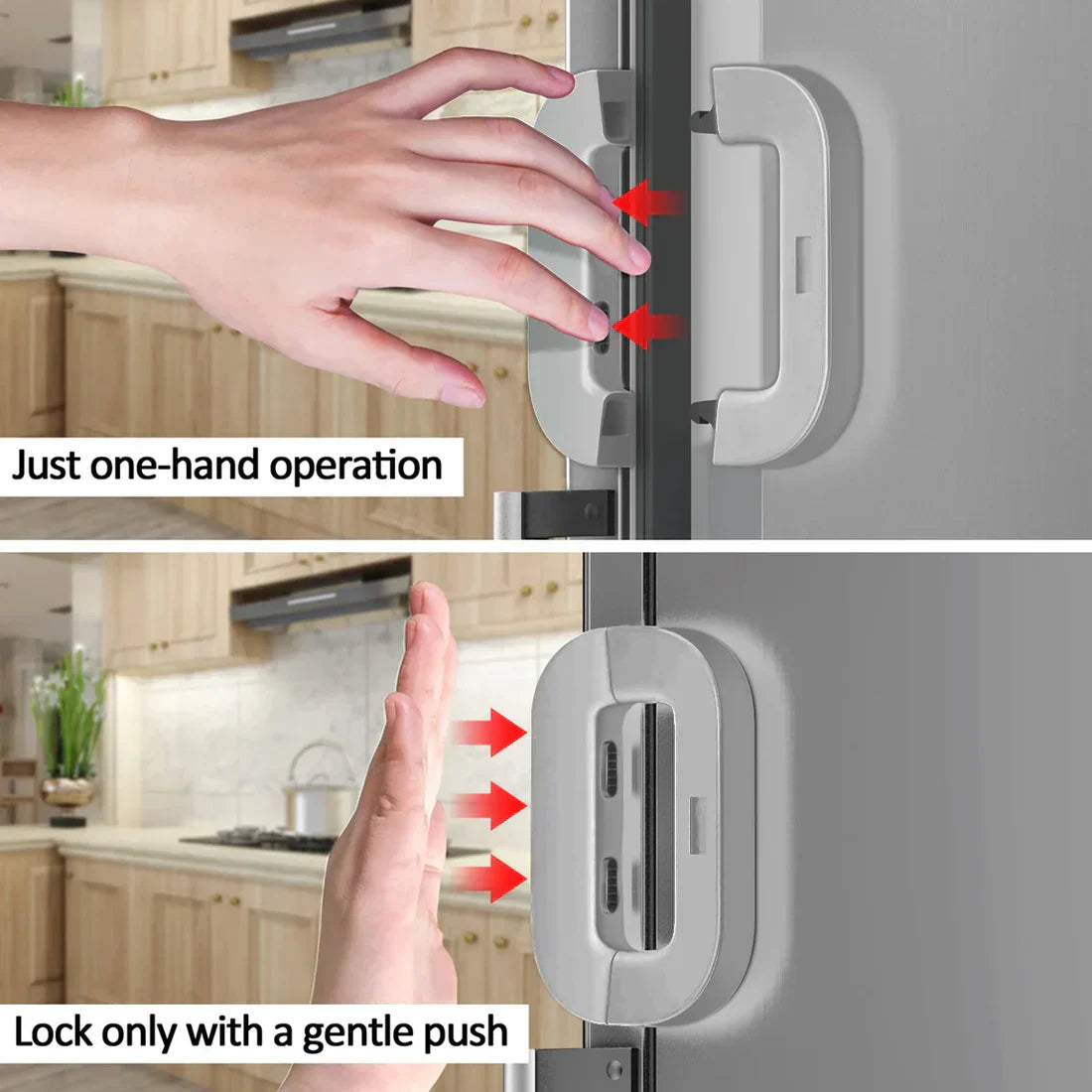 Imported™ Child Safety Refrigerator Lock | Baby Proof Fridge & Freezer Door Lock